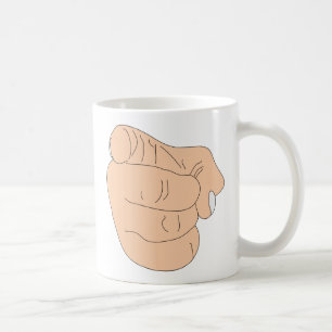 Caneca De Café Você é dedo