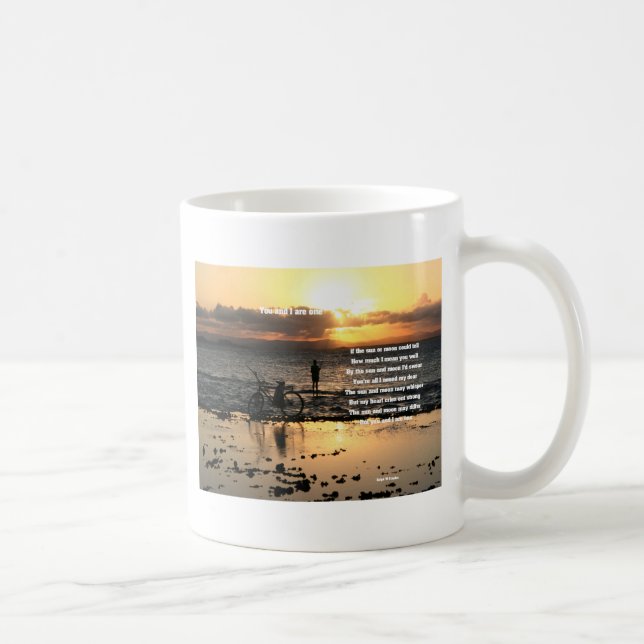 Caneca De Café Você e eu somos um (Direita)