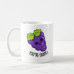 Caneca De Café Você é Grape Engraçado Fruta Pun