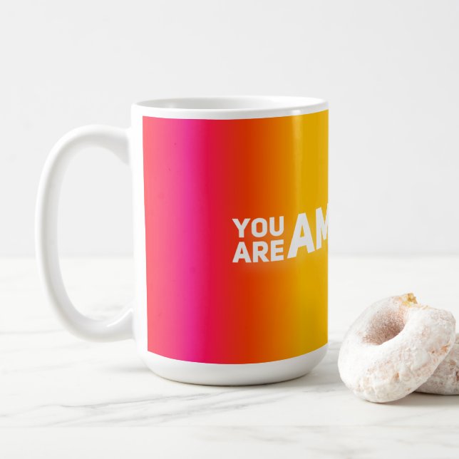 Caneca De Café Você É Incrível! (Com Donut)