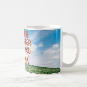 Caneca De Café Você É Mais Forte Do Que Acha Mug Motivacional