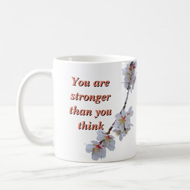 Caneca De Café Você é mais forte do que pensa (Esquerda)