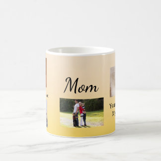 Caneca De Café Você É Meu Coração – Presente de Quatro Fotos para
