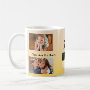 Caneca De Café Você É Meu Coração – Presente de Quatro Fotos para
