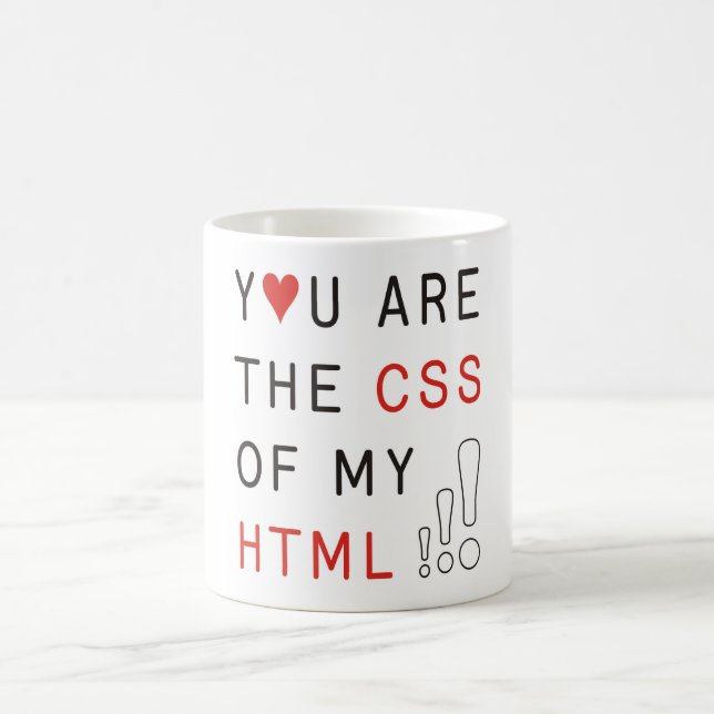 Caneca De Café Você É Meu CSS (Centro)