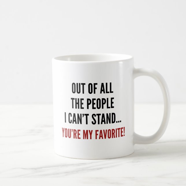 Caneca De Café Você é meu favorito (Direita)