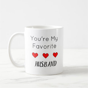 Caneca De Café Você é meu marido favorito, citação engraçada