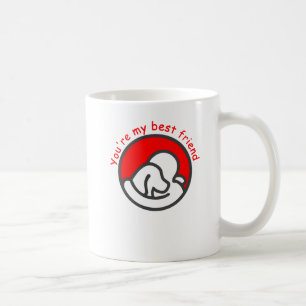 Caneca De Café Você é meu melhor amigo