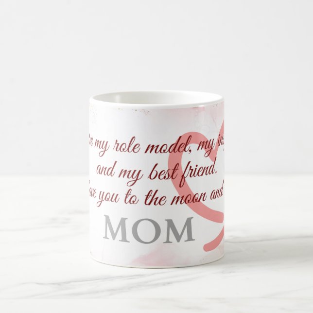 Caneca De Café Você é meu modelo, minha inspiração, e meu melhor (Centro)