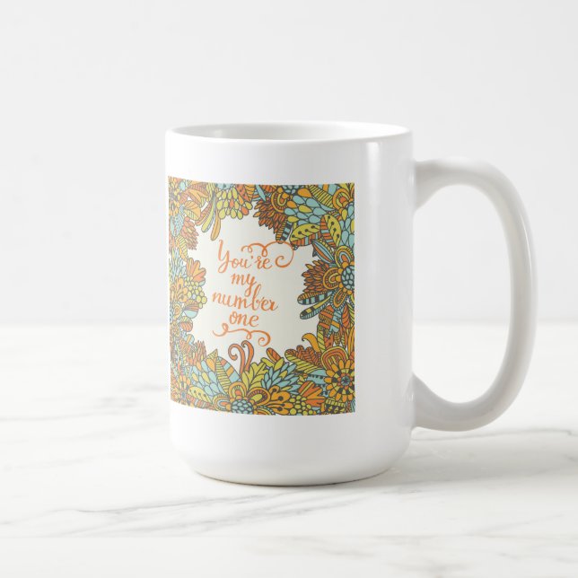 Caneca De Café Você é meu número um (Direita)