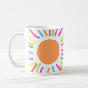 Caneca De Café você é meu raio solar amarelo alaranjado raios sol