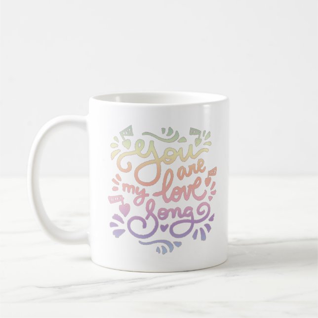 Caneca De Café você é minha canção de amor (Esquerda)