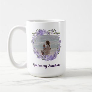 Caneca De Café Você é minha luz do sol - Colagem personalizada de
