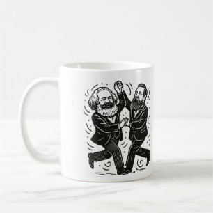 Caneca De Café Você é o Marx para a minha placa de Namorados Enge