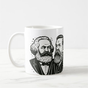 Caneca De Café Você é o Marx para a minha placa de Namorados Enge
