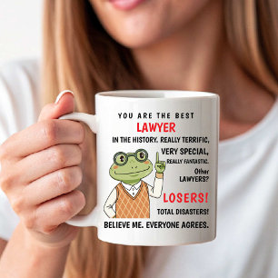 Caneca De Café Você é o Melhor Advogado. Outros Perdedores. engra