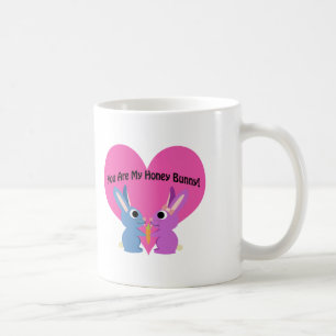 Caneca De Café Você é o meu coelhinho de mel!