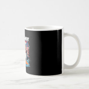 Caneca De Café Você é o Próximo Trump e Tio Sam na Cu