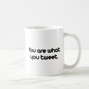 Caneca De Café Você é o que você tweet