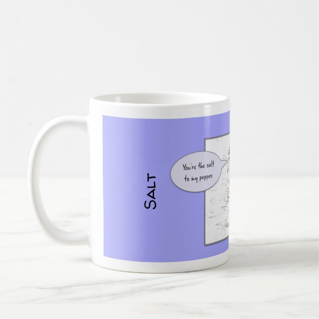 Caneca De Café "Você é o sal da minha pimenta" Mug (Esquerda)