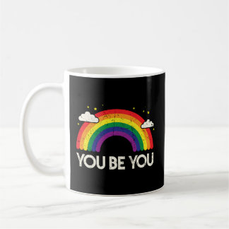 Caneca De Café Você É O Seu Lgbqt Suporte Ao Rainbow