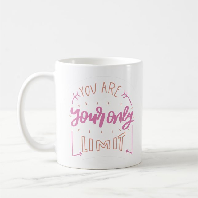 Caneca De Café você é o seu único limite (Esquerda)
