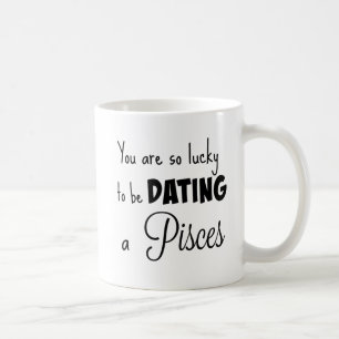 Caneca De Café Você é tão afortunado ser datar peixes