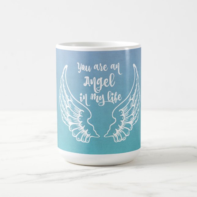 Caneca De Café Você é um Angel Quote (Centro)