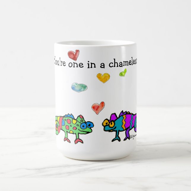 Caneca De Café Você é Um em um Camaleão  (Centro)