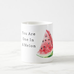 Caneca De Café Você É Um Em Um Melão De Melancia