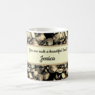 Caneca De Café Você É Um Lindo Tema De Soul Floral