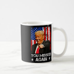 Caneca De Café Você Errou Novamente Duas Vezes Trump 2025 Bandeir
