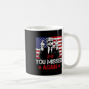 Caneca De Café Você Errou Novamente Trump 2025 Eleição Bandeira E