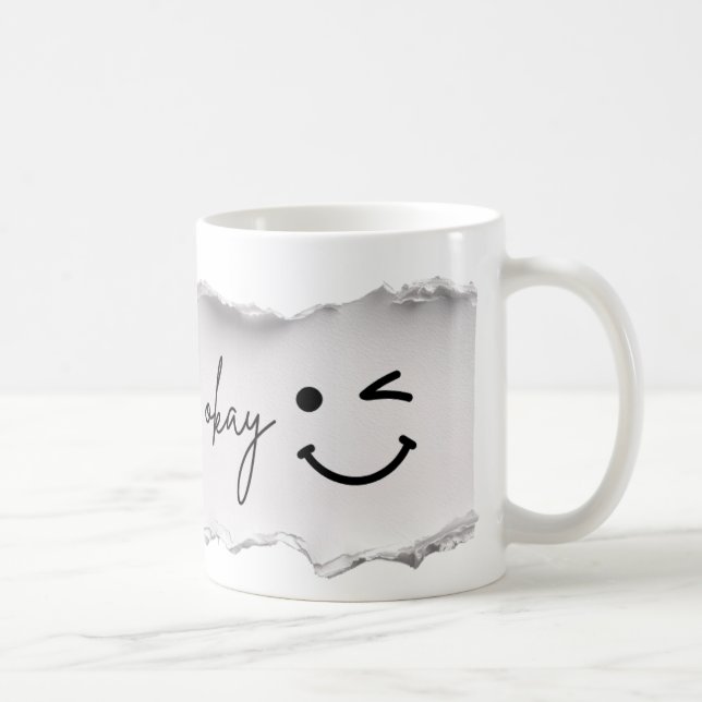 Caneca De Café Você Está Bem – Presente de Lembrete Positivo (Direita)