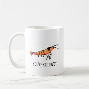 Caneca De Café Você está Krillin É um Trocadilho de Krill Engraça