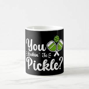 Caneca De Café Você está olhando para o jogador de picles engraça