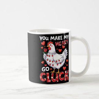 Caneca De Café Você Faz Meu Coração Ir Cluck Galinha Engraçada do