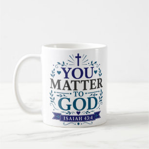 Caneca De Café Você Importa Para Deus Cotações Diárias de Devocio