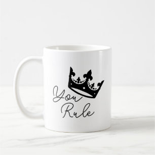 Caneca De Café Você Manda Esposa Coroa Presente de Aniversário Pe