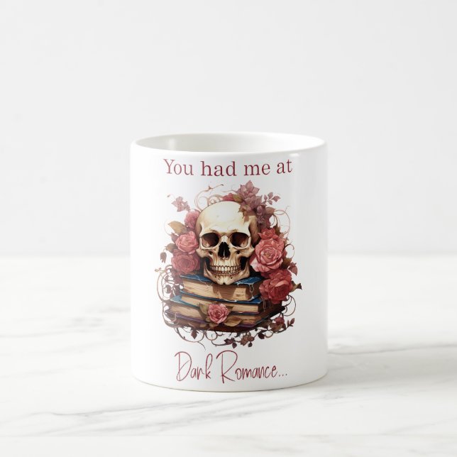 Caneca De Café Você me conquistou com Dark Romance (Centro)