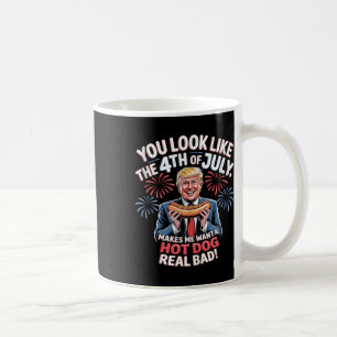 Caneca De Café Você Me Faz Lembrar O 4 De Julho E Quer Um Cachorr
