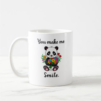 Caneca De Café Você Me Faz Sorrir Panda Fofo