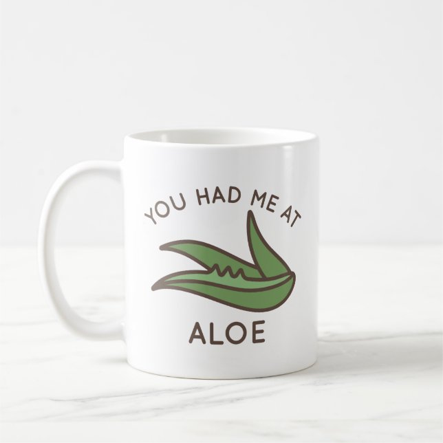 Caneca De Café Você Me Teve Na Aloe (Esquerda)