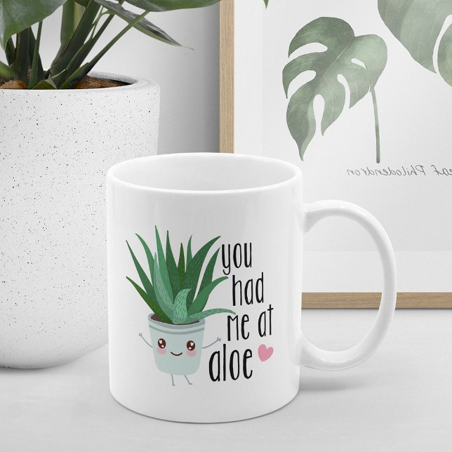 Caneca De Café Você Me Teve Na Aloe | Amantes Funerárias (Criador carregado)