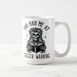 Caneca De Café Você Me Teve No Acionador Adverter Romance Escuro