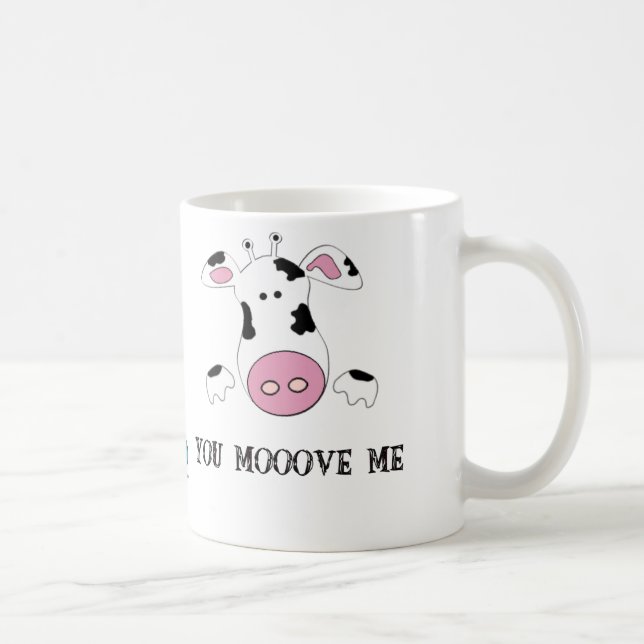 Caneca De Café Você Mooove mim (Direita)