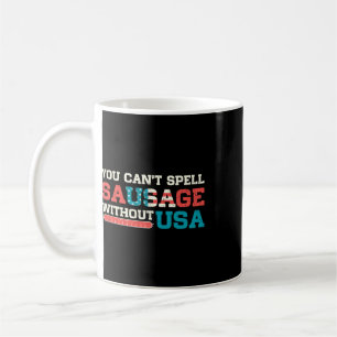 Caneca De Café Você Não Consegue Soletrar Salsicha Sem Usa 4 De J