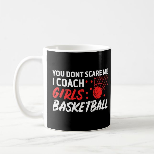 Caneca De Café Você Não Me Assusta Eu Coach Meninas Esportivas Ba (Esquerda)