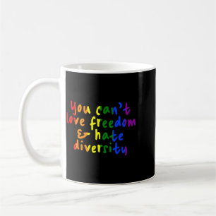 Caneca De Café Você Não Pode Amar Dom E Odiar Arco-Íris Orgulho D
