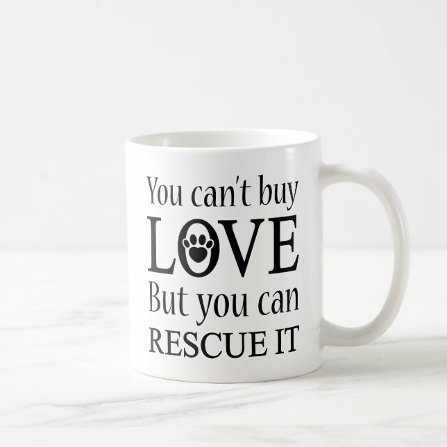 Caneca De Café Você Não Pode Comprar Amor (Direita)